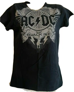 Camiseta AC/DC Black Ice Concert Talla L/XL - Imagen 1 de 3
