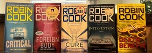 5 Robin Cook Medical Thriller groß Taschenbuch Posten kritische Intervention +++ - Bild 1 von 2
