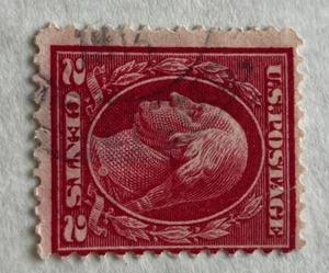 George Washington 2-Cent Stamp "Red" "As shown Scott 375 - Picture 1 of 4