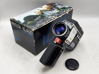 Cámara de cine Minolta XL-400 Super 8 con caja y empuñadura *LEER* Foto 1 de 4