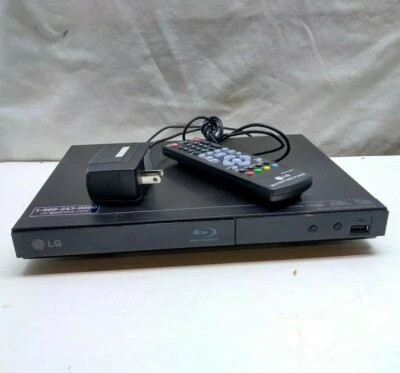 Reproductor de DVD LG BluRay HDMI LAN dts Digital CoAx Alimentación y Control Remoto Foto 1 de 4