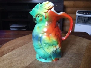 Vintage Parrot Creamer Pitcher Germany Tiki Decor  - Picture 1 of 4