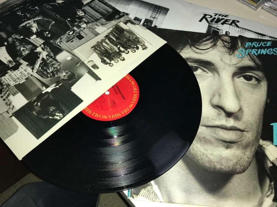 как новый Брюс Спрингстин реки 1980 Columbia 2LP с вставить Capital Master - Изображение 1 из 4