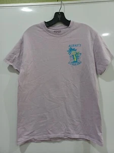 Cactus & Skull Med Lilac "Alway's Lurking" Blue Grim Reaper Error Tee - Picture 1 of 3