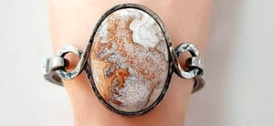 PERLI ° SILBER DESIGN ARMREIF ° 925 / ooo °ACHAT° Pe ° Modernist ° Silberschmuck - Picture 1 of 11