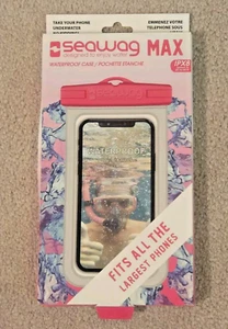 Seawag MAX Underwater Case For Large Smartphone Pink/White - Zdjęcie 1 z 2