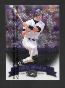 Jorge Posada 1998 Topps Finest Baseball Card #217 New York Yankees - Picture 1 of 1