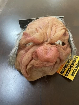 Adult Zagone Studios Hand Made “Grumpy” Halloween Mask Moving Mouth MB1001 - Image 1 of 4
