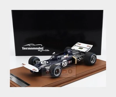 1:18 TECNOMODEL March F1 711 #27 Spanish Gp 1971 Henri Pescarolo Blue TM18-217C - Immagine 1 di 2