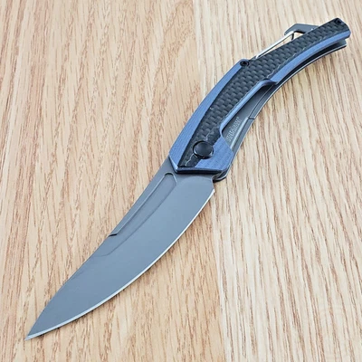 Kershaw Reverb XL Folding Knife 3.25" 8Cr13MoV Steel Blade G10/Carbon Fiber - Image 1 of 4