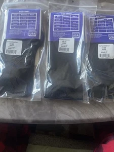 3 Pairs- compression socks 15-20 mmhg Size 9-11 Unisex - Picture 1 of 2