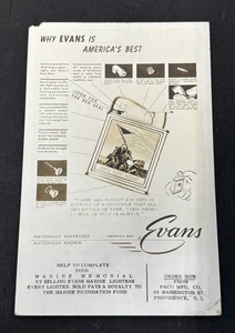 Postcard  Evans Cigarette Lighter Advertising - Military Marines Theme - Bild 1 von 5