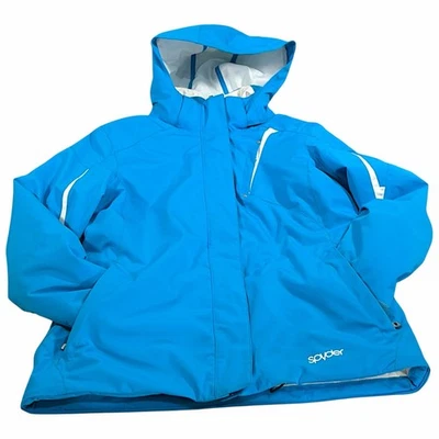 Spyder Jacket Womens L Blue Thinsulate Ski Snowboard Performance Alpine Resort - Image 1 of 4