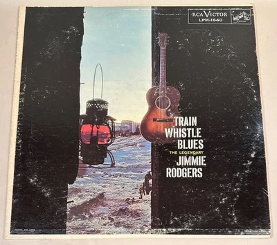 Jimmie Rodgers, Train Whistle Blues Record VG+, RCA Records - Image 1 of 4