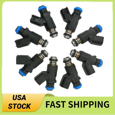 For 2010-2020 GMC Savana 2500-4500 6.0L V8 8PCS FJ1089 12613412 Fuel Injectors Foto 1 de 4
