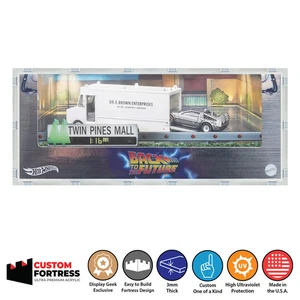 Custom Acrylic Hard Case for HOT WHEELS BACK TO THE FUTURE 40TH ANNIVERSARY SDCC - Picture 1 of 6