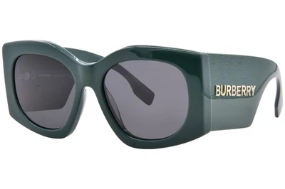 Gafas de sol para mujer Burberry Madeline BE4388U 405987 verde/gris forma redonda 55 mm Foto 1 de 4