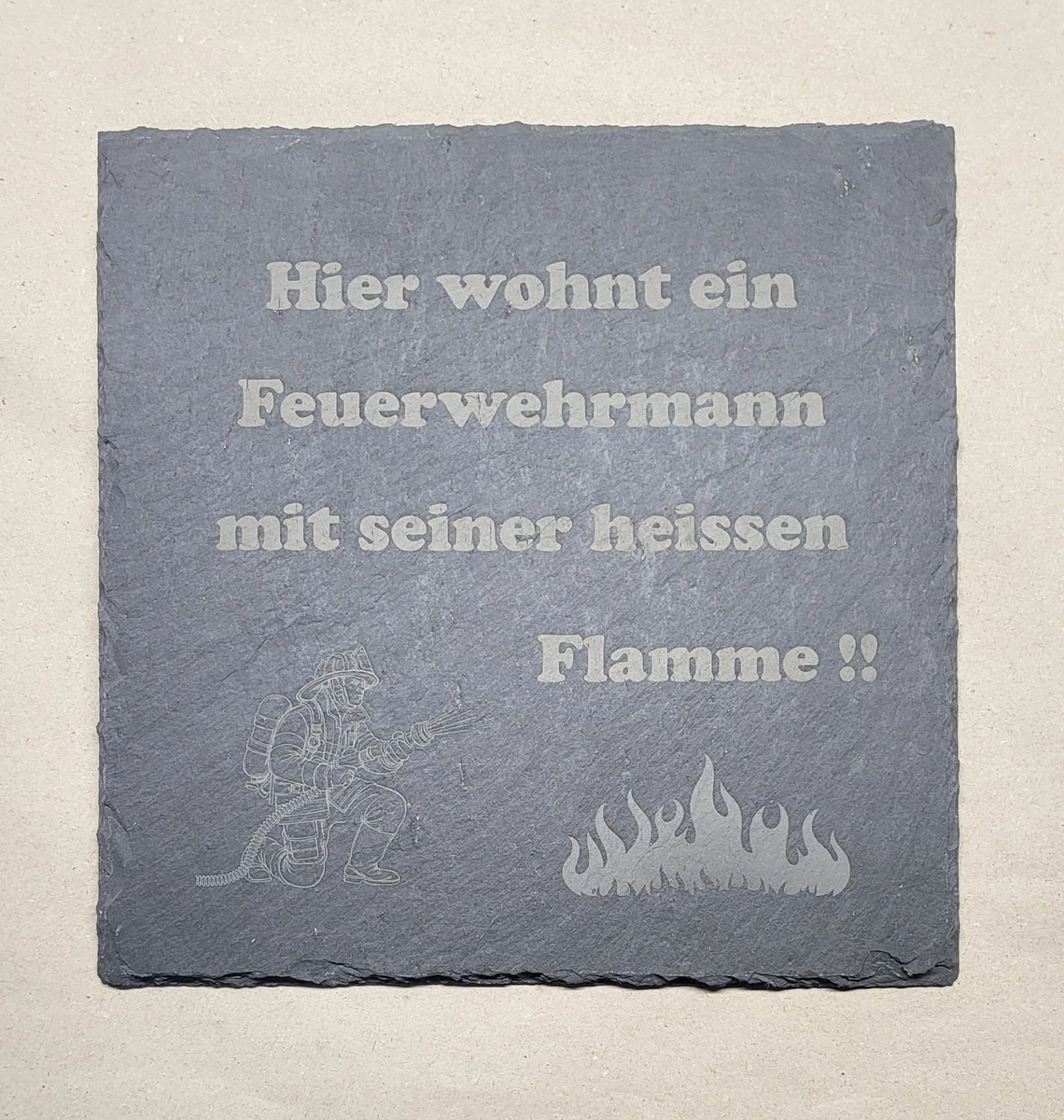 Schiefertafel Mit Spruch 'Zuhause Ist, Wo Meine Schafe Sind' – 22x16cm, Wetterfeste Lasergravur, Mit Juteband