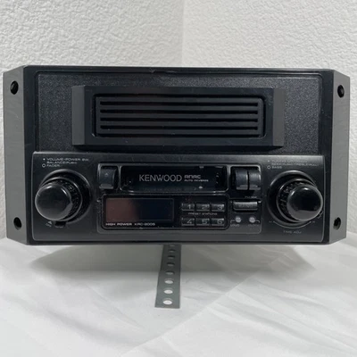 KENWOOD KRC-2005 OLD SCHOOL CAR STEREO 2 KNOB CASSETTE PLAYER w/ Insert OEM USED - Image 1 of 4