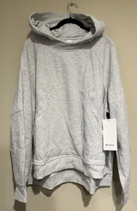 NWT Lululemon XL/XXL Scuba Oversized Side Slit Hoodie Sweatshirt Gray 10/12/14 - Picture 1 of 3