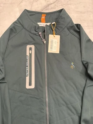 Chaqueta híbrida Peter Millar Merge Elite para hombre - logotipo Streamsong Foto 1 de 4