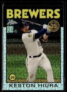 2021 Topps #86BC-31 Keston Hiura 1986 Topps Baseball 35th Anniversary Card 0603E - Picture 1 of 2