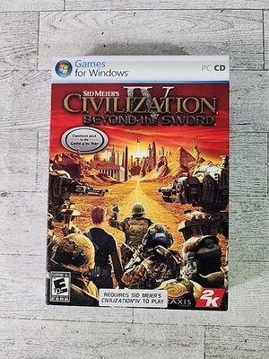 NEW Sid Meiers Civilization IV: Beyond The Sword Expansion (PC, 2007) SEALED - Image 1 of 4