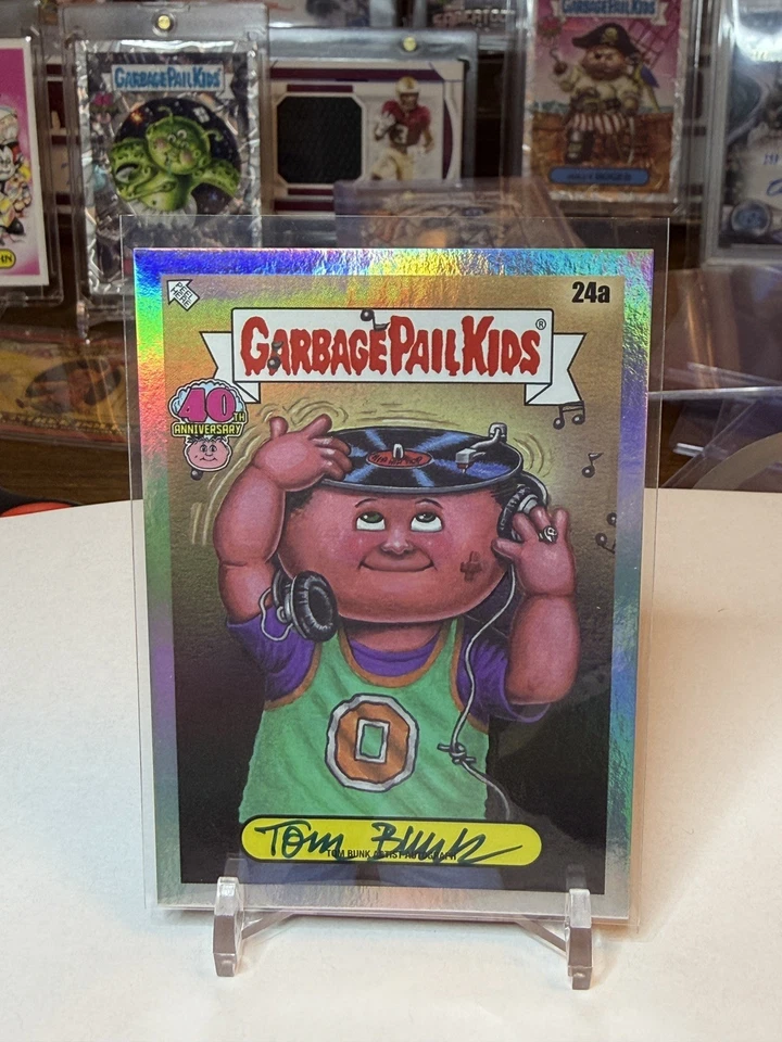 2025 Topps Worst Of GPK 40th Anniversary D. JAY 24a Tom Bunk Artist Auto - Image 1 of 1
