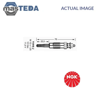 5906 ENGINE GLOW PLUG NGK FOR DAEWOO KORANDO,MUSSO 2.9L,2.2L 72KW,88KW,73KW,74KW - Image 1 of 4