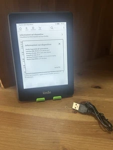 Kindle Paperwhite 6th Gen 4GB eReader WIFI con luce integrata e filo - Photo 1/5