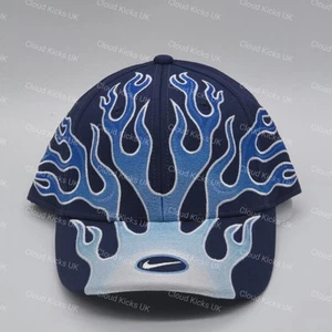 Nike Club Cap Structured OG Flame Cap Midnight Navy S/M HV6642-410 Brand New! - Picture 1 of 5