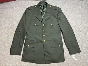 DSCP Coat Mans Army Green Jacket Mens 41R SP0100-03-C-0310 Polyester Wool - Picture 1 of 24