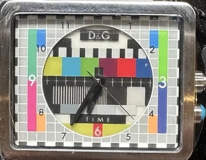 Dolce & Gabbana D&G NEW Medicine Man WATCH TV Test Card Unisex DW0197 BNIB RARE - Picture 1 of 18