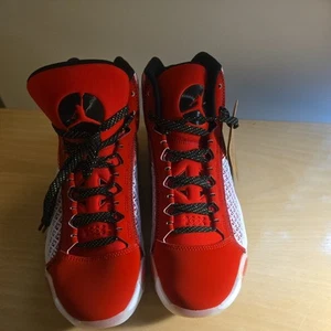Nike Air Jordan XXXVIII 38 Red White Size 11 Basketball Shoes - Picture 1 of 5