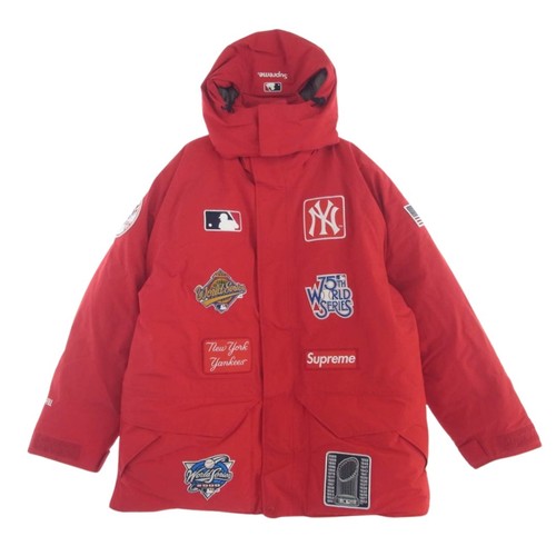 Supreme 21AW New York Yankees Gore Tex 700 Piumino imbottito Gore Tex usato0