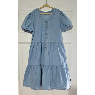 Gap Kids Woven Dress Size 10/12 buttons flowy 100% cotton - Image 1 of 4