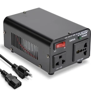 LVYUAN - Trasformatore di tensione 500 watt convertitore aumento e diminuzione da 110-1 - Foto 1 di 10
