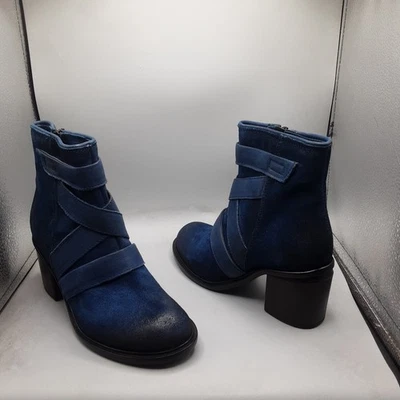 Botines de cuero para mujer Miz Mooz Jalissa 5,5-6M EU36 zafiro E202 Foto 1 de 4