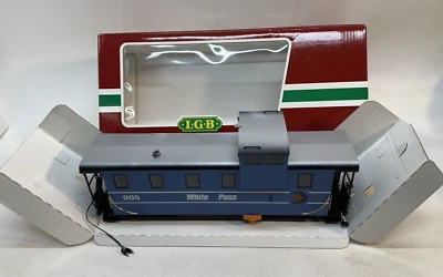 LGB 4071 White Pass Caboose #905 Works Original box Not complete - Image 1 of 4