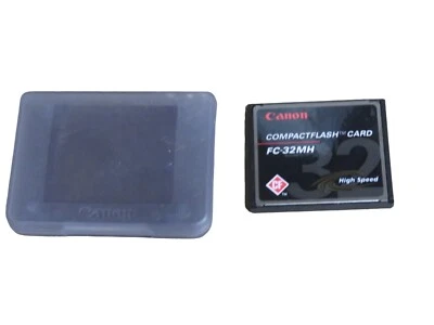 Genuine CANON CompactFlash Card FC-32MH With Case - Image 1 of 3