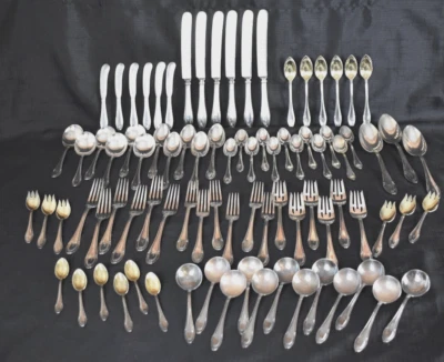 Gorham Mfg. de colección Providence Pattern Silver Plate Service 86 piezas 1913 Foto 1 de 4
