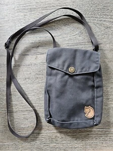 NWT Fjallraven Pocket G-1000 Tour DRK GRAY Canvas Shoulder Satchel Crossbody Bag - Picture 1 of 8