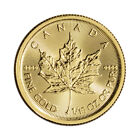 Canada Gold Maple Leaf - 1/10 Oz - $5 - Bu - .9999 Fine - Random Date