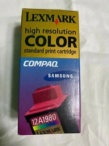 Cartucho de tinta Lexmark 80 colores 12A1980 genuino sellado de fábrica nuevo - Imagen 1 de 5