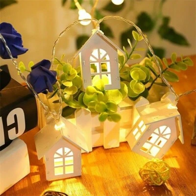 LED String Lights Christmas House Lamp Fairy Battery Operated Party Home Decor - Image 1 of 4
