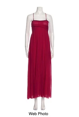 FUZZI Jean Paul Gaultier Soleli Mesh Pink Maxi Dress - XXS - Beautiful Condition - Image 1 of 4