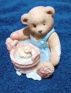 Cherished Teddies Robert Love keeps me Afloat #156272 Priscilla Hillman #d 1995 - Picture 1 of 2