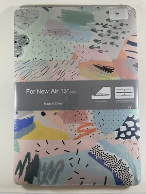 MacBook Air 13” Carcasa Rígida de Plástico y Cubierta de Teclado Abstracto Rosa y Azul Foto 1 de 4