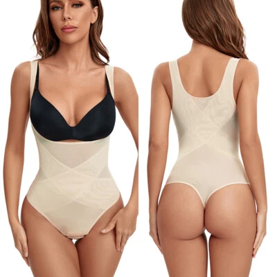 Entrenador de cintura para mujer modelador de cuerpo completo control de abdomen corsé delgado body faja Foto 1 de 4