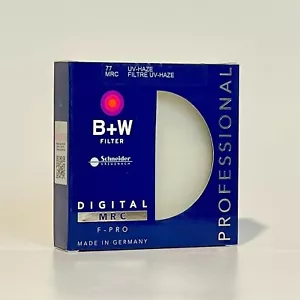 Filtro UV Haze MRC B+W 77mm (010M) F-Pro - originale, nuovo con scatola - Foto 1 di 11